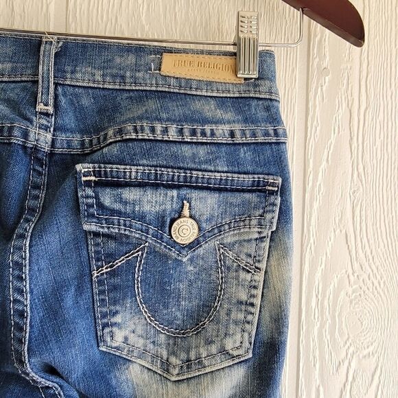 True Religion Acid Wash Skinny Jeans - Picture 4 of 9